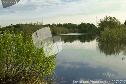 Image of spring flood.