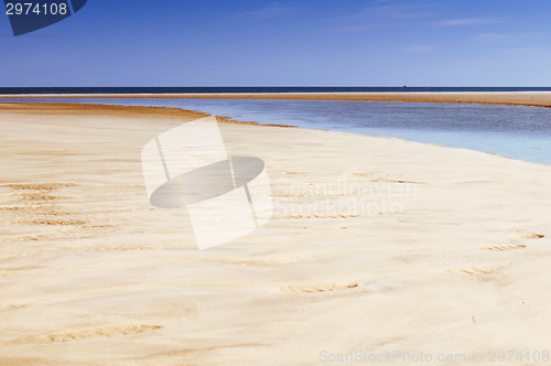 Image of Sand and ocean