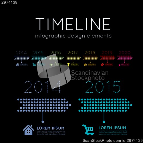Image of Timeline infographic