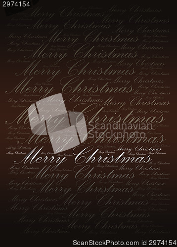 Image of Winter holidays festive typographic background