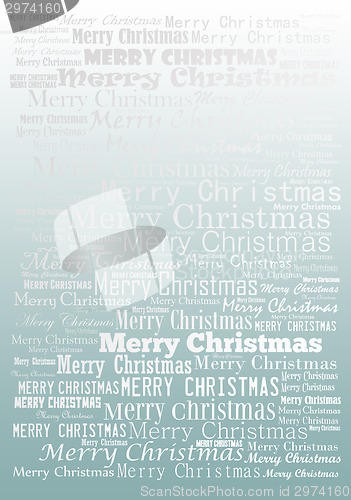 Image of Winter holidays festive typographic background