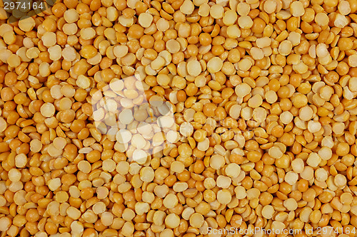 Image of Yellow split peas background