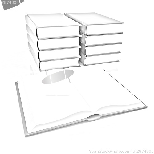 Image of colorful real books
