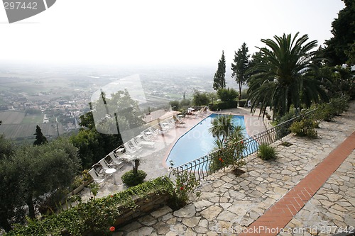 Image of Swimmingpool with view