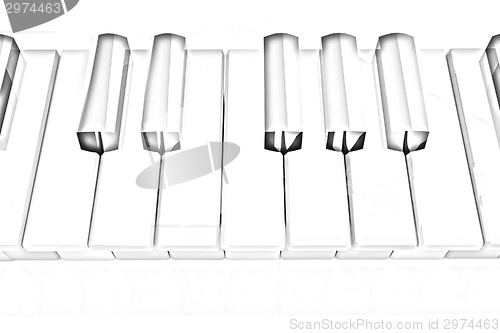 Image of Colorfull piano keys