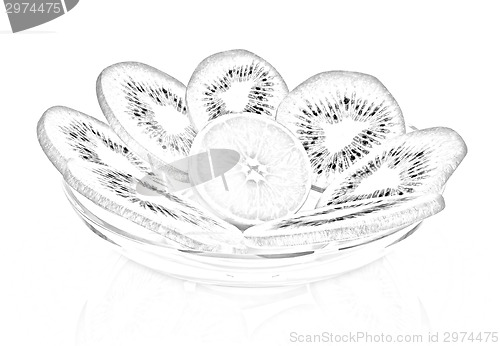 Image of slices of kiwi and orange