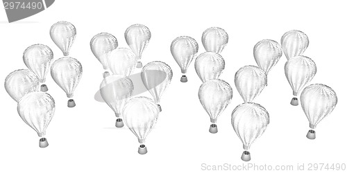 Image of Hot Air Balloons with Gondola