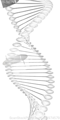 Image of DNA structure model 