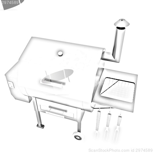 Image of oven barbecue grill