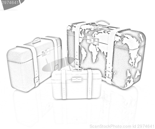 Image of suitcases for travel 