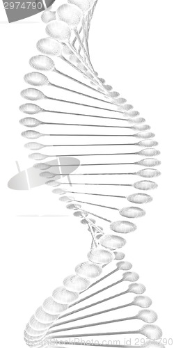 Image of DNA structure model 