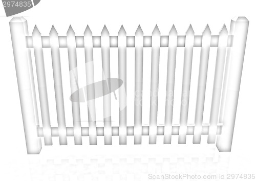 Image of Colorfull glossy fence 