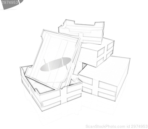 Image of Cardboard boxes 