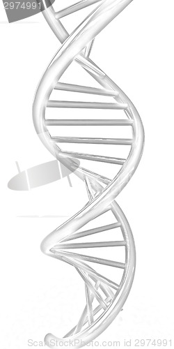 Image of DNA structure model