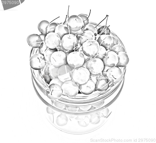 Image of Bank of fresh cherries