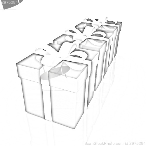 Image of Bright christmas gifts