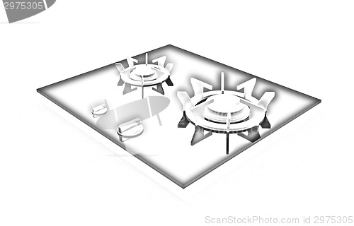 Image of 3d gas-stove