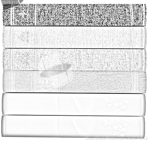 Image of The stack of books 