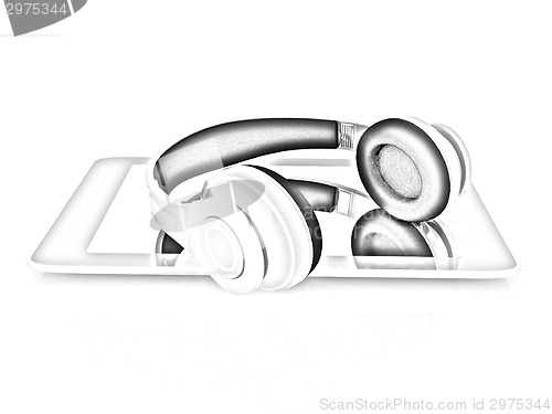 Image of phone and headphones 