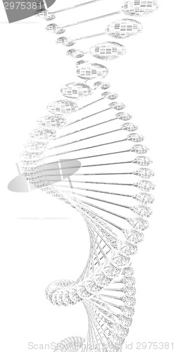 Image of DNA structure model 