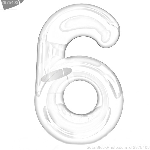 Image of Number "6"- six