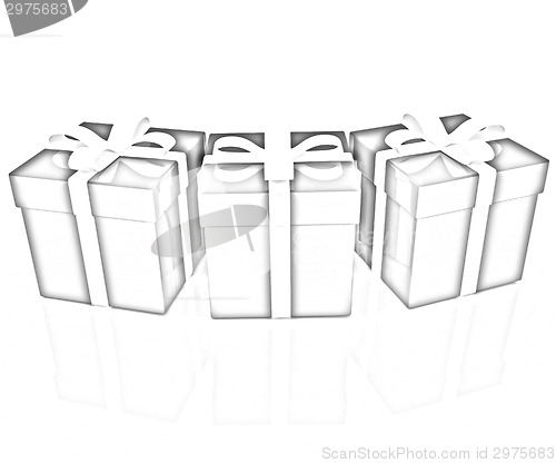 Image of Bright christmas gifts