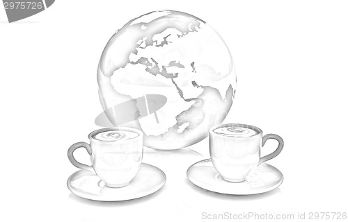 Image of Coffee Global World concept