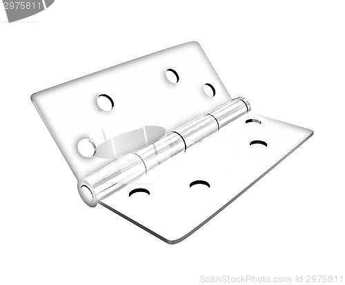 Image of assembly metal hinges