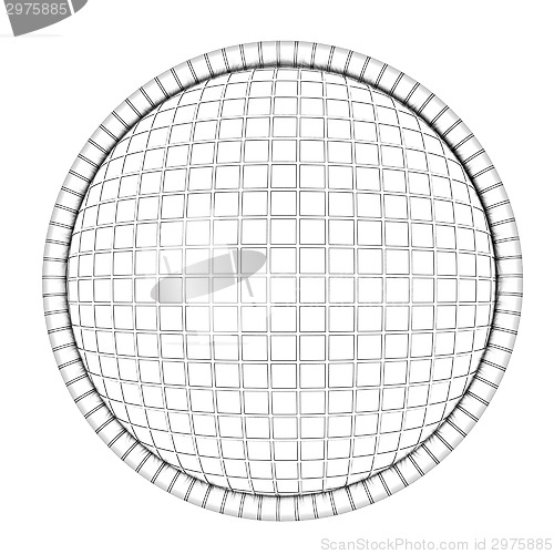 Image of Gold Ball 3d render 