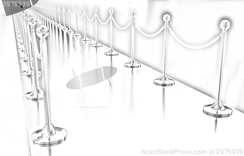 Image of 3d illustration of path to the success 
