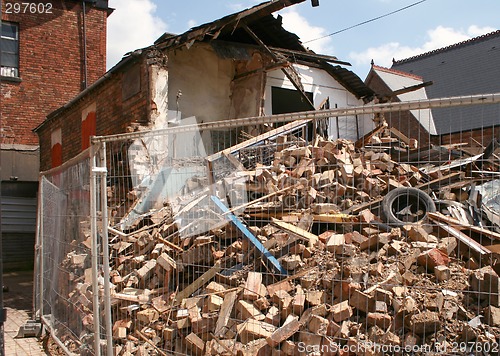 Image of collapsed building
