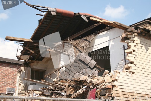 Image of collapsed building