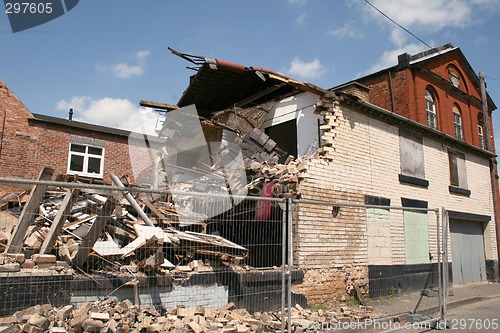 Image of collapsed building