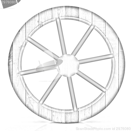 Image of wooden wheel