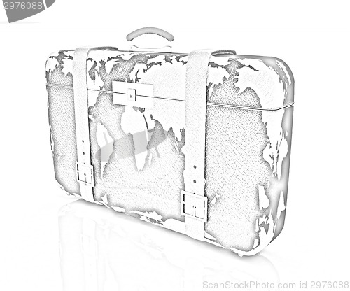 Image of suitcase for travel 