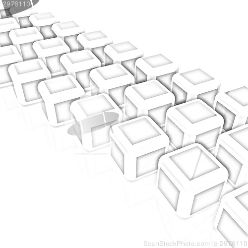 Image of Abstract colorfull blocks 3d