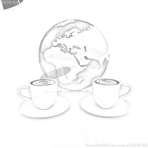 Image of Coffee Global World concept
