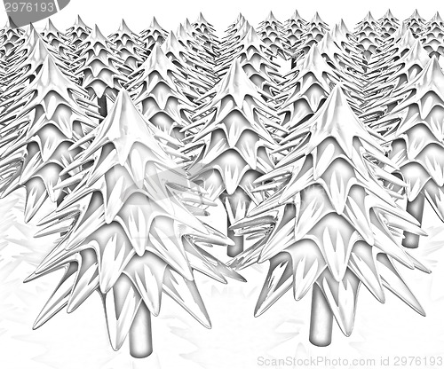 Image of Christmas trees