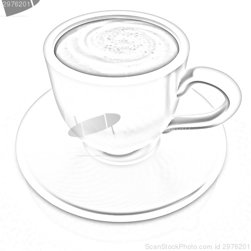 Image of Coffee cup on saucer