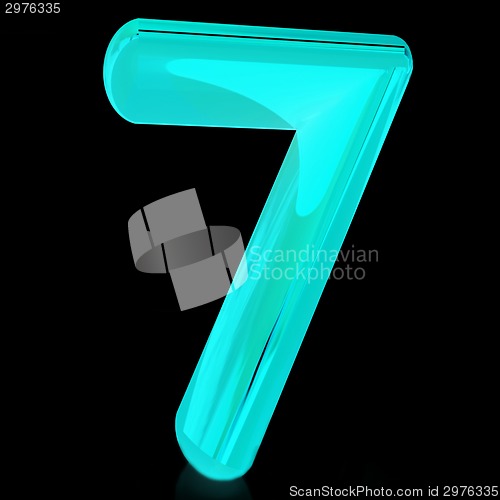 Image of Number "7"- seven