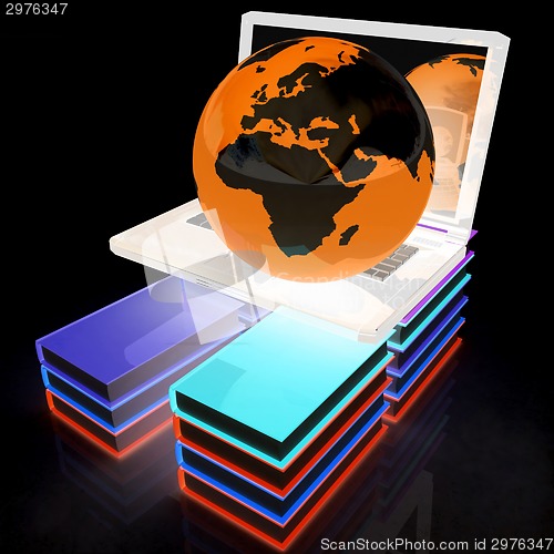 Image of concept of online education