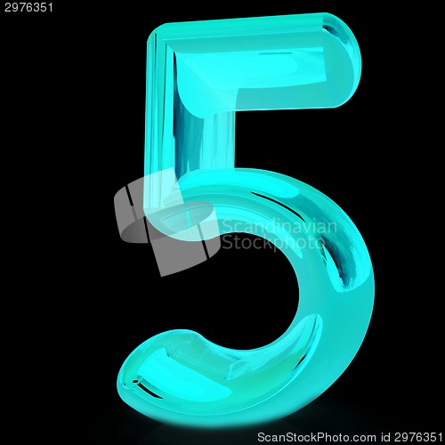 Image of Number "5"- five