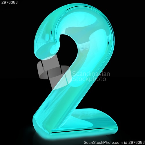 Image of Number "2"- two