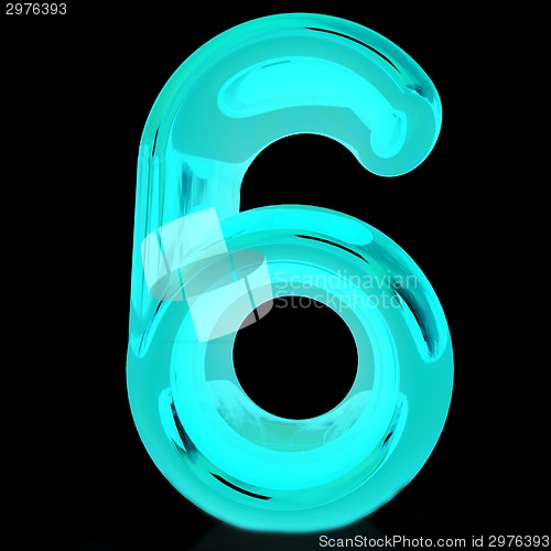 Image of Number "6"- six