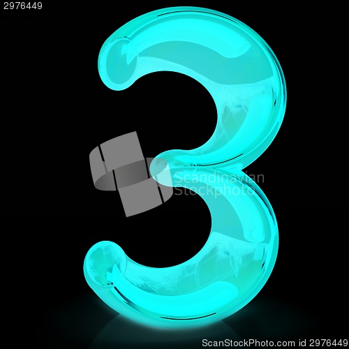 Image of Number "3"- three