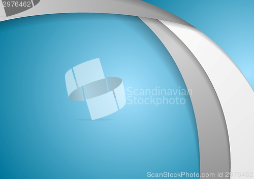 Image of Corporate wavy vector background