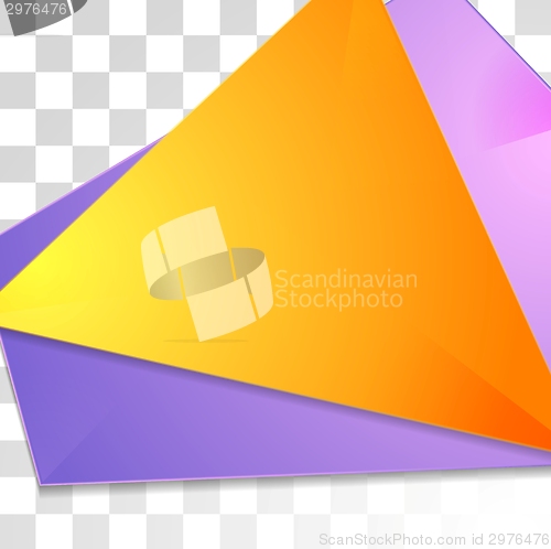 Image of Colorful tech shiny flyer design