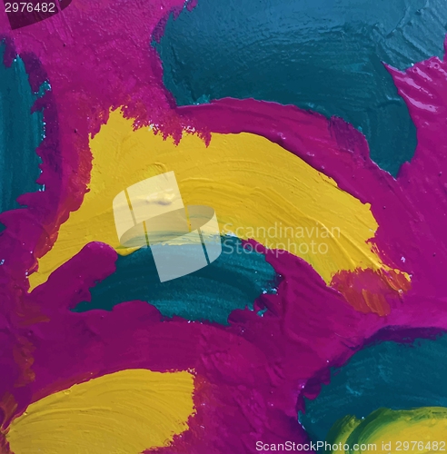 Image of Colorful watercolor abstraction art