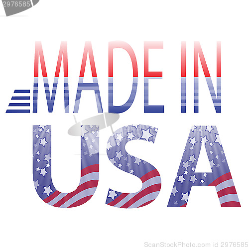 Image of made in USA text