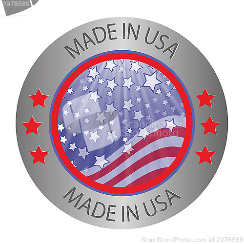 Image of made in USA button